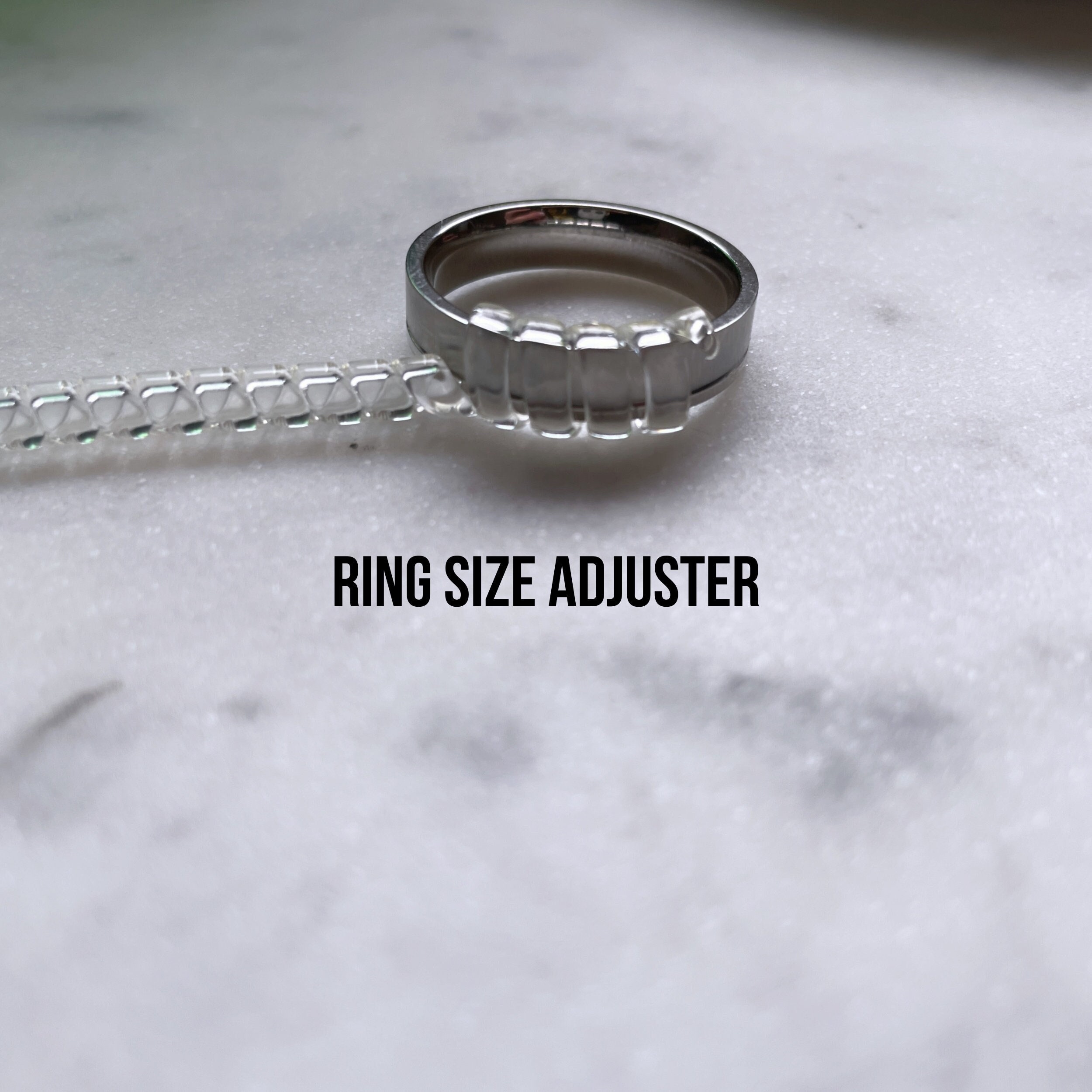 Ring Size Adjuster for Loose Rings, Soft Plastic Ring Guard, 4