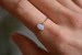 Opal Ring Gold, 14k Gold PVD Opal Ring, October Birthstone Ring, Oval Solitaire Ring 