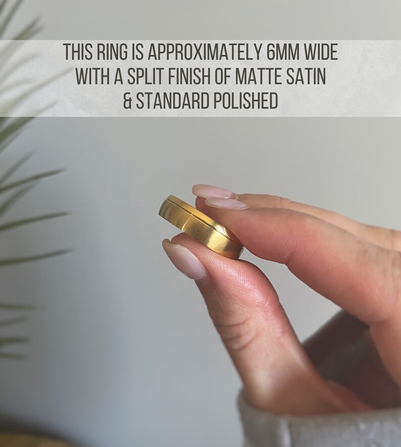 Mens Gold Ring Nontarnishing 18k Gold Ring Minimalist Mens Etsy Canada