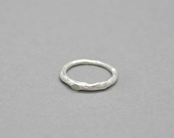 Sterling Silber Ring - geschwärzter Silber Ring - Geschenk für Sie - Geschenk für Ihn - Frauen Ring - Männer Ring - Unikat Schmuck - handgemachter Schmuck