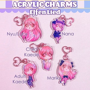 Elfen Lied Charms