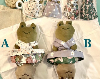 Frog/Toad 2 in one Plushie doll-double sided -Friends Together