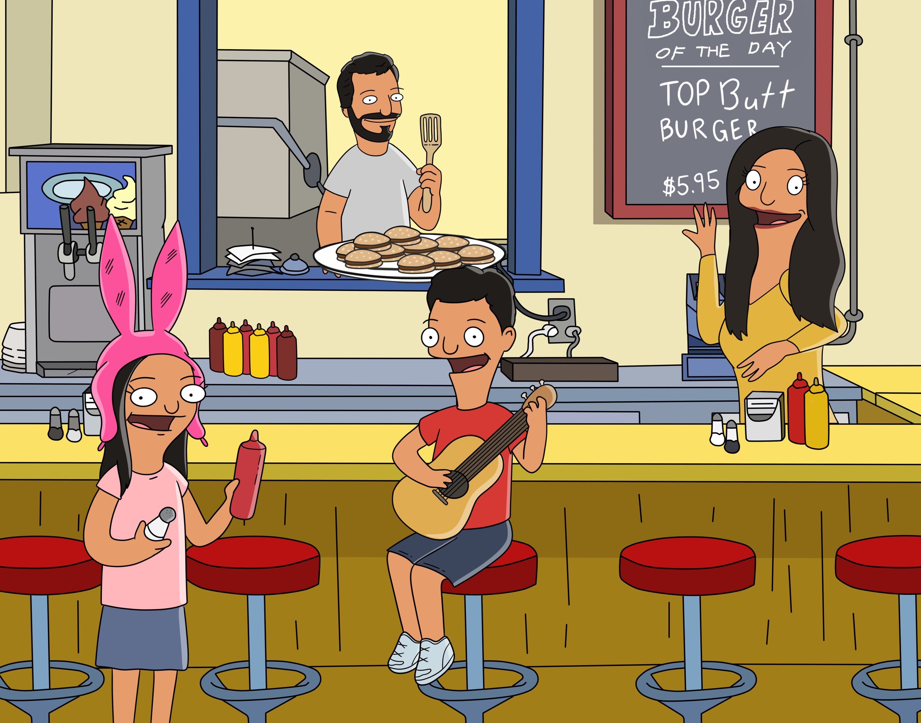 BOB'S BURGER. Bob's Burger character. Custom Etsy