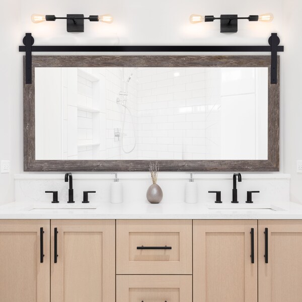 Farmhouse Bathroom Mirror Etsy