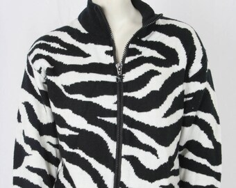 zebra print jumper dress