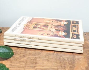 Vtg Architectural Digest Magazine - Your Choice - 1981 1983 1986 - Magazine for Fine Interior Design - Old Magazine Editions - Home Staging