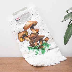 Pilz Geschirrtuch - Vintage Fungi Frottee Geschirrtuch - Pilz Küchentuch - CGT Home Fashions - Made in Canada