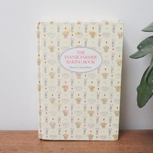 The Fannie Farmer Baking Book - Marion Cunningham - 1984 - 80s Cook Book - Vintage Hardcover Recipe Book