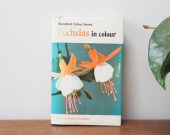 Fuchsias In Colour - Brian & Valerie Proudley - Pocket Reference - 1984 - Vintage  House Plant Book - Vintage Ephemera - Hardcover