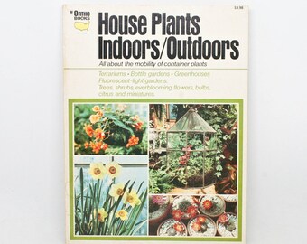 Vintage 1974 Ortho House Plants Indoors/Outdoors Book