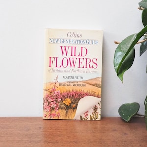 80s Wild Flowers of Britain and Northern Europe - Alastair Fitter - 1987 - Collins New Generation Guide - Vtg Wild Plant Guide