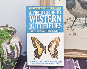 Vintage 1980 Peterson Field Guide to Western Butterflies