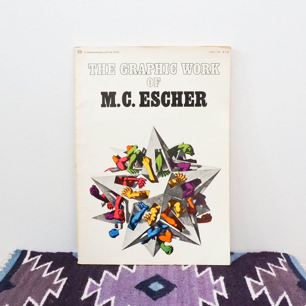 70s M.C. Escher Book - The Graphic Work of MC Escher - Art Book - Paperback - 1973 Edition - MC Escher Artwork - Unique Abstract Art Book