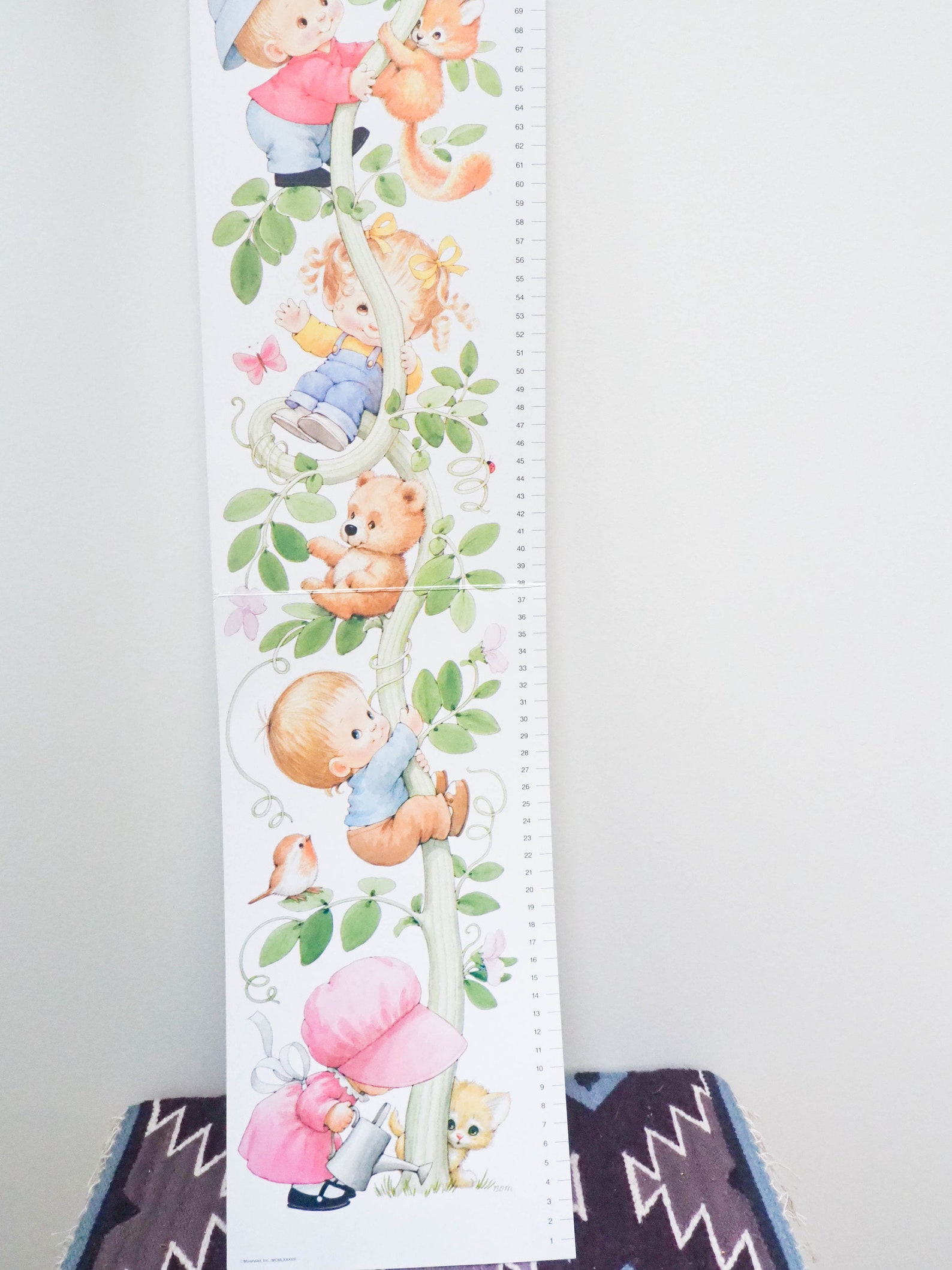 80s Child Wall Growth Chart Regal Growth Chart Vintage Etsy Canada