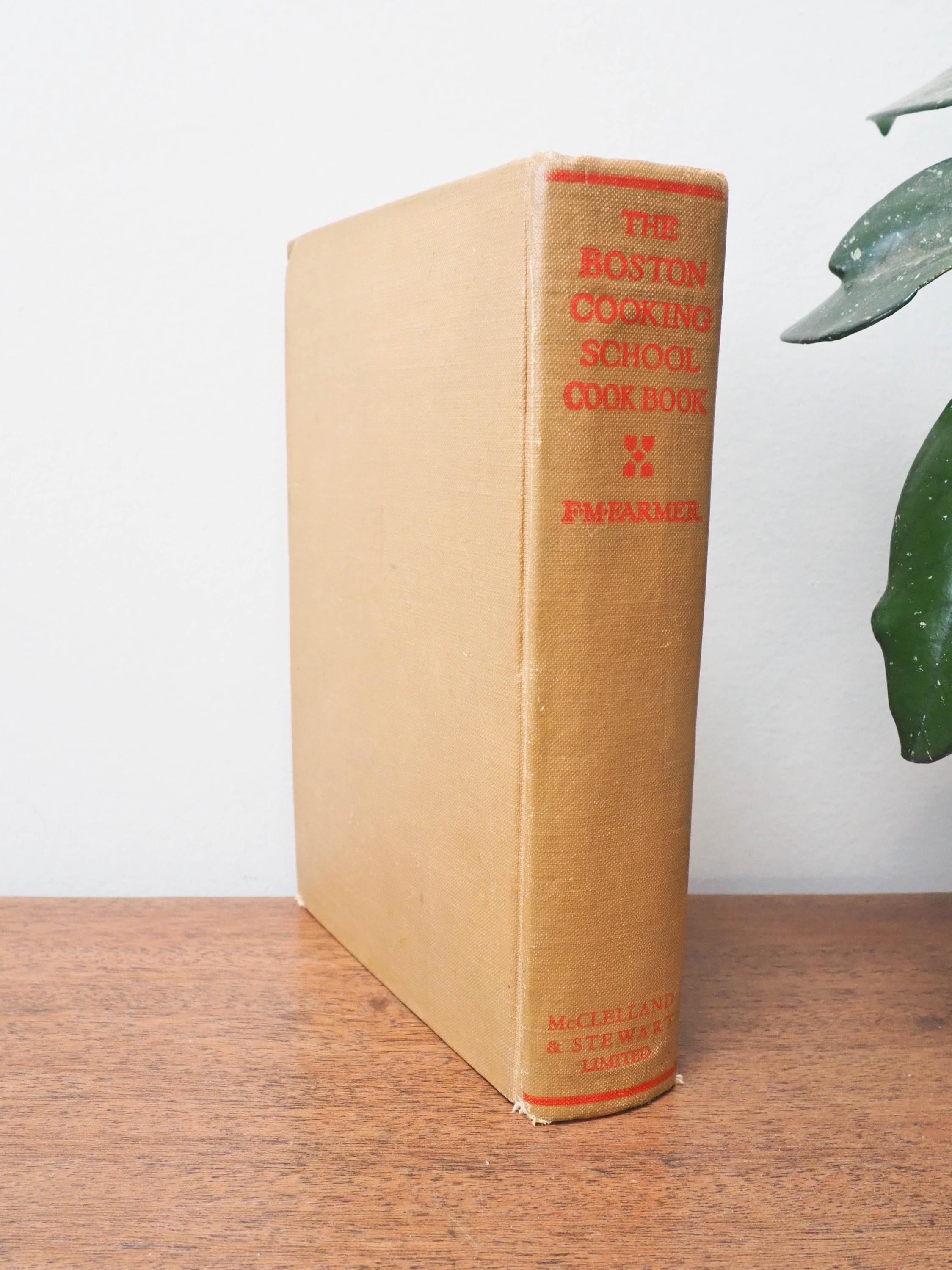 The Boston Cooking School Cook Book - Fannie Merritt Farmer - 1940 ...
