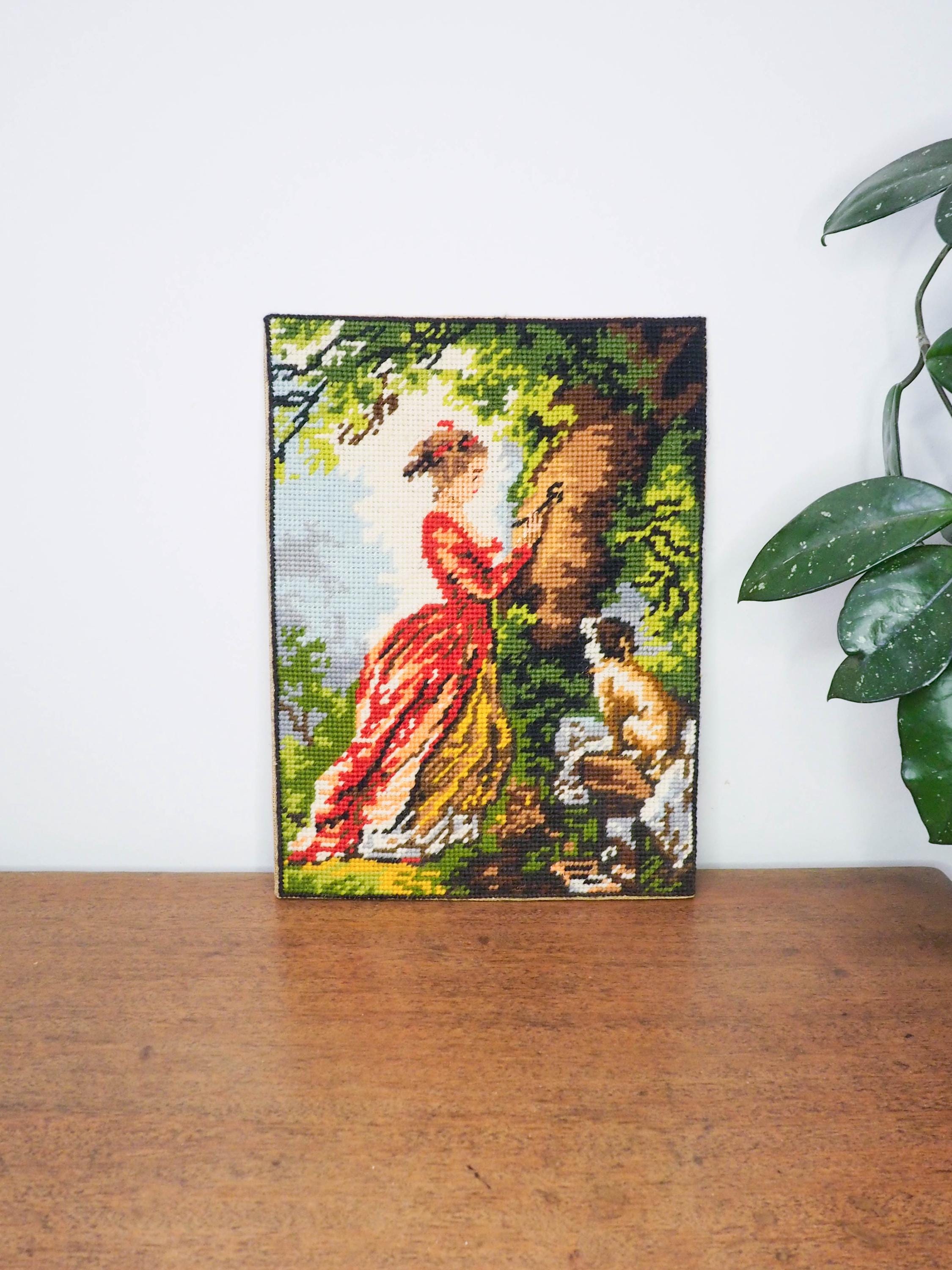 Margot Creations La Horde - Grand Kit Point De Croix Vintage (20 X 45) - Neuf