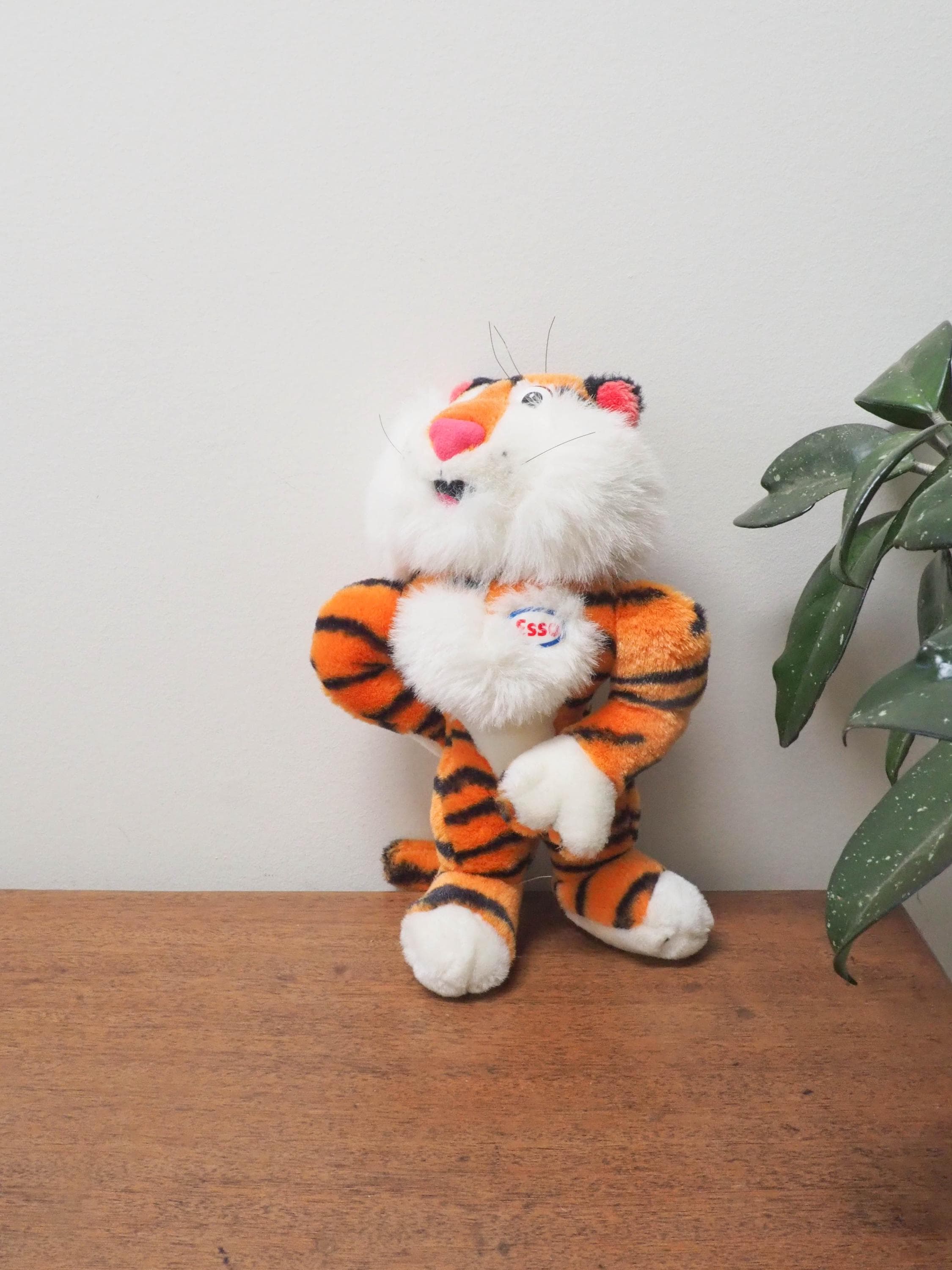 激レア】エッソタイガー ぬいぐるみバック 非売品 esso石油 激レア