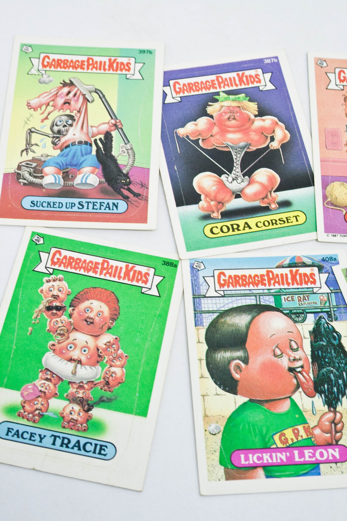 Müll Eimer Karte Set von 8 Vintage Müll Eimer KinderKarten | Etsy