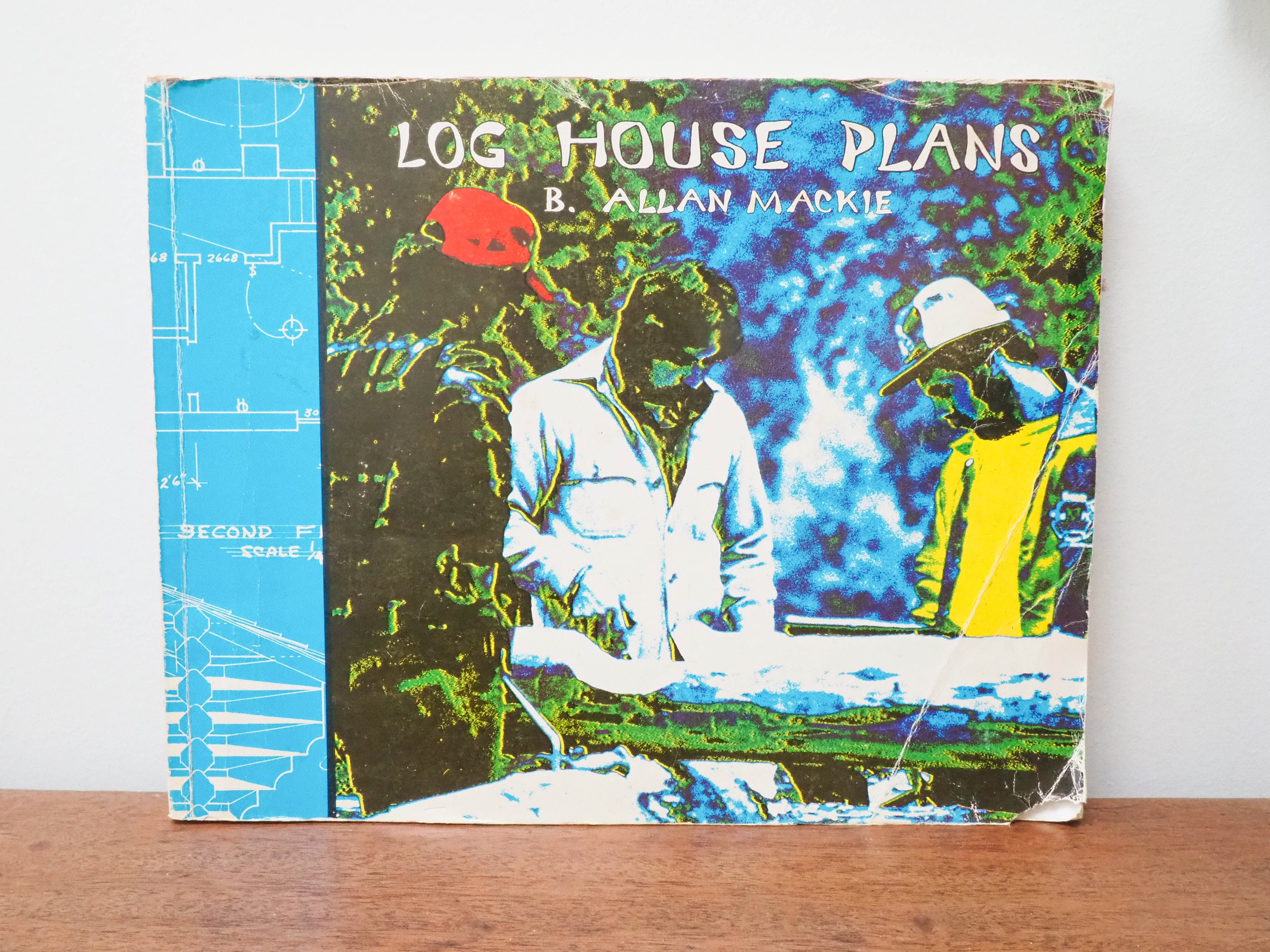 Log House Plans Book - B Allan Mackie - Cabin Homestead Home Plans ...