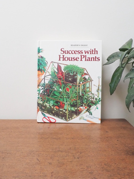 90s Success with House Plant Book - 1990 Gardening Reference - Hardcover Houseplant Reference - Vintage Garden Book