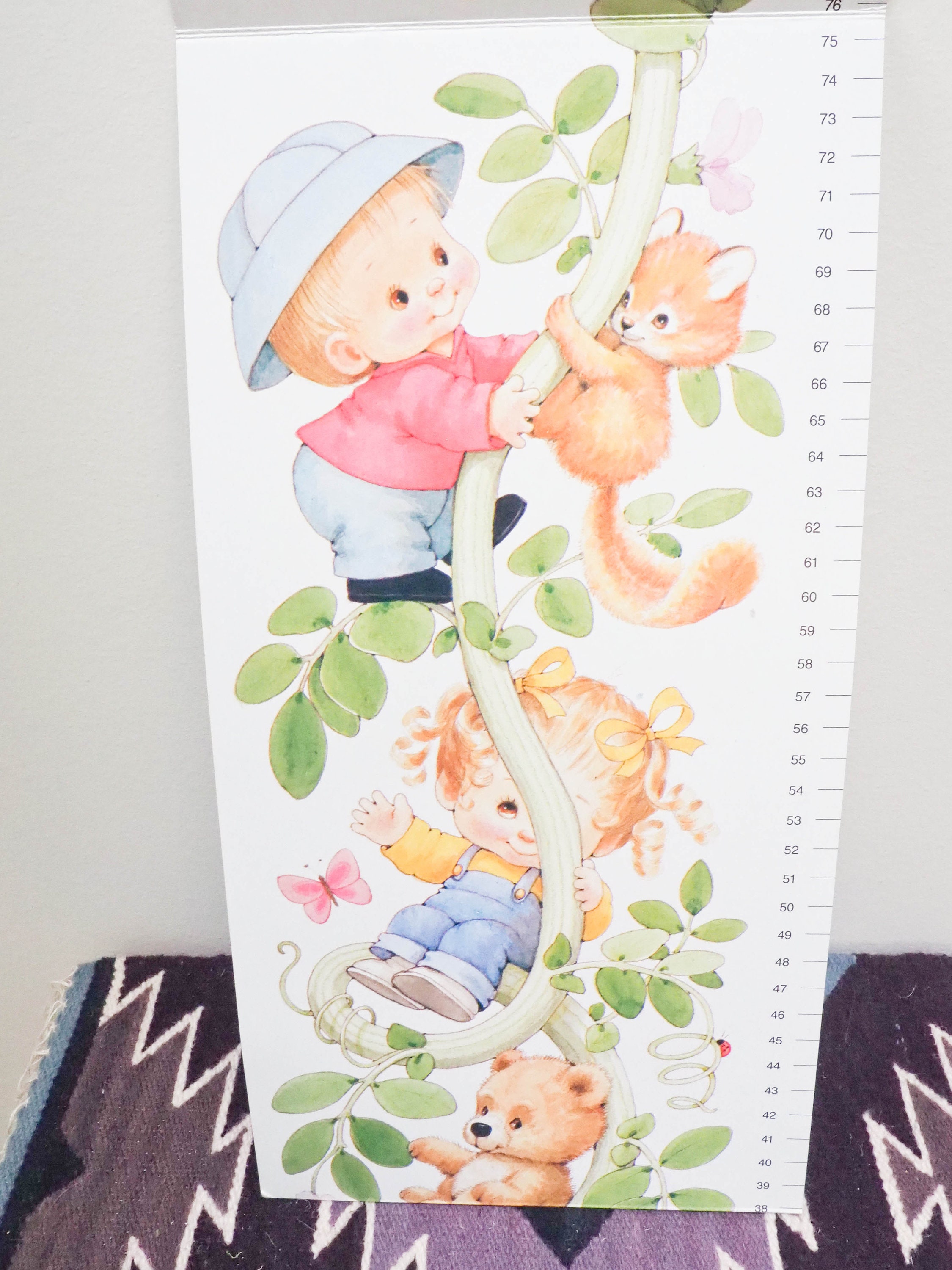80s Child Wall Growth Chart Regal Growth Chart Vintage Etsy Canada