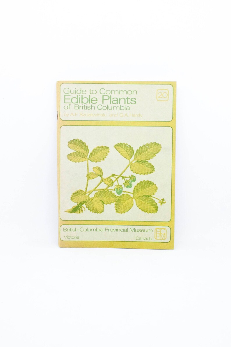 Guide to Common Edible Plants of BC AF Szczawinski GA Etsy