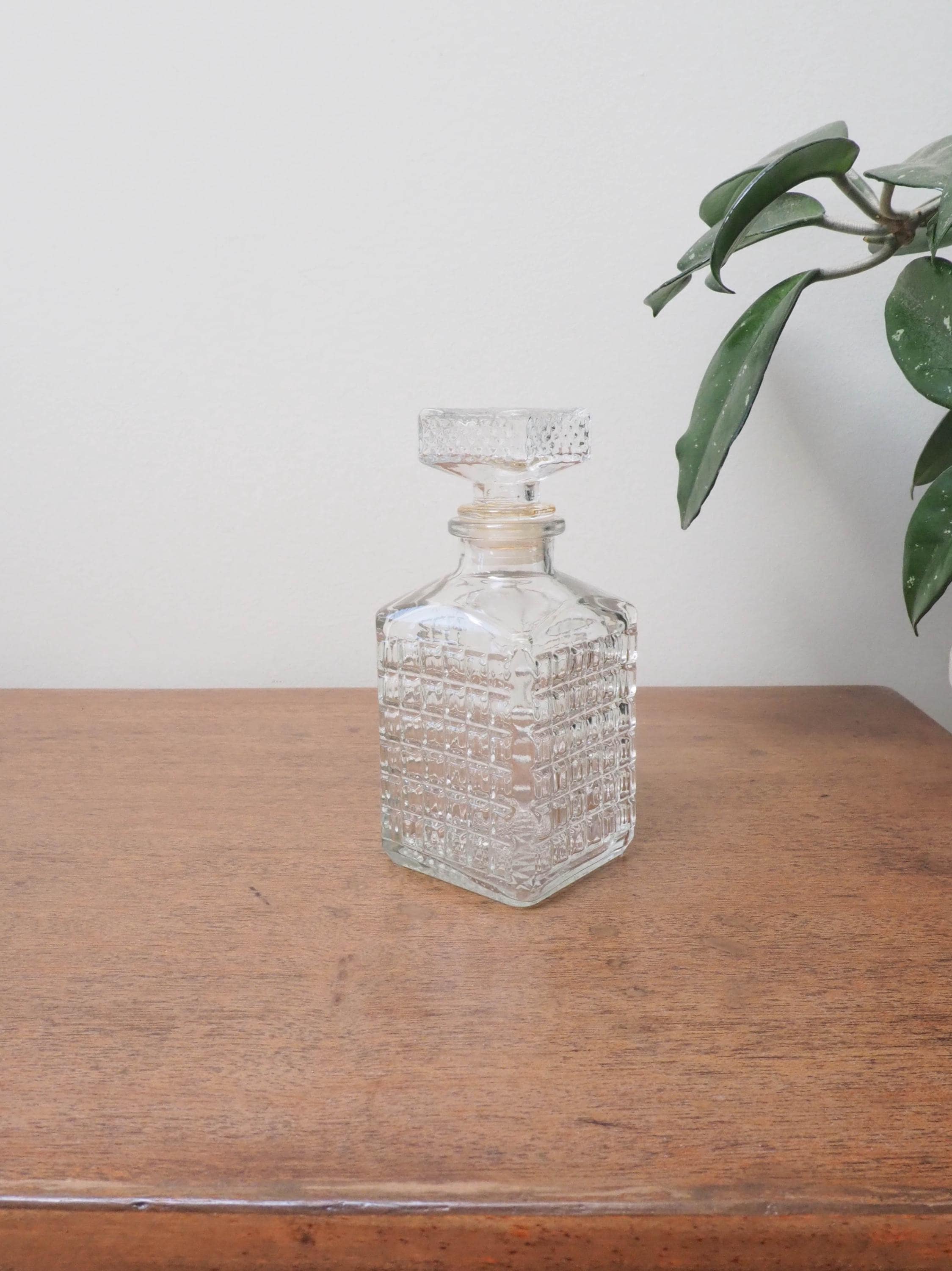 carafe à whisky cristal d'Arques Modèle Fleury Epi