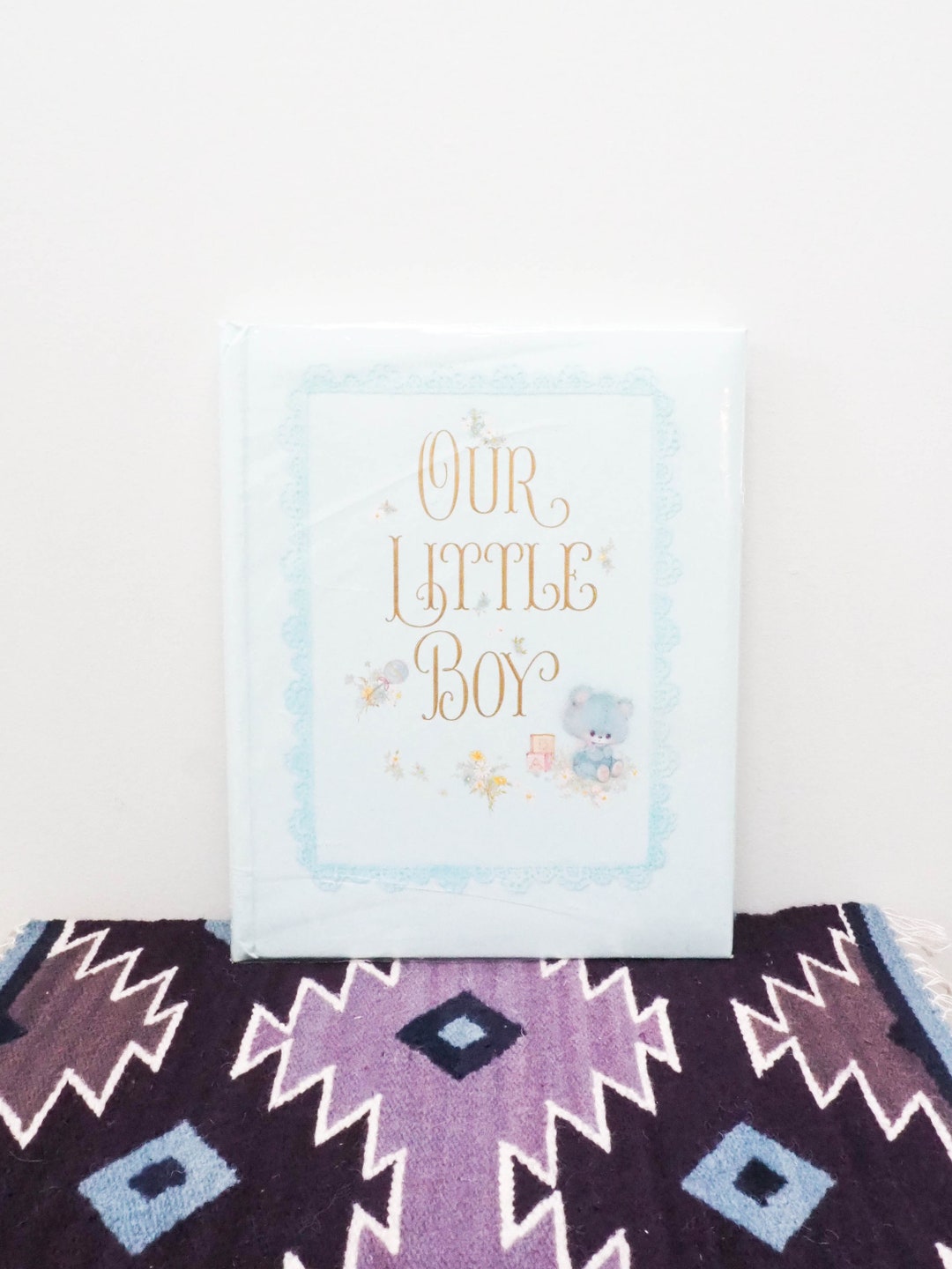 Our Little Boy Baby Book Vintage Baby's Record Book Etsy