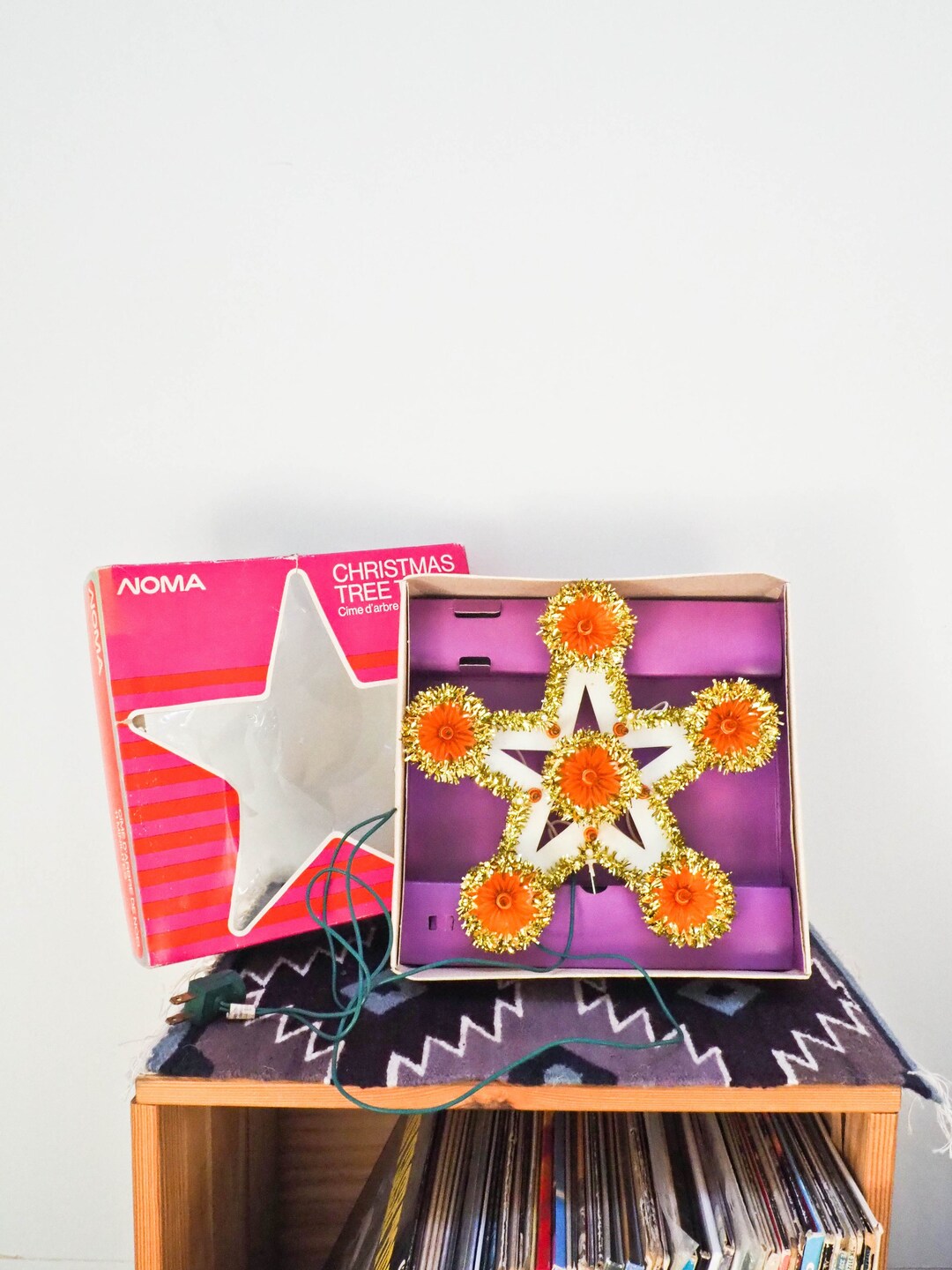 Noma Christmas Tree Top 11 Light Tree Star Used in Box Etsy