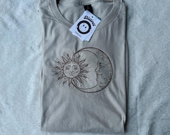 Sun & Moon Embroidered T-Shirt
