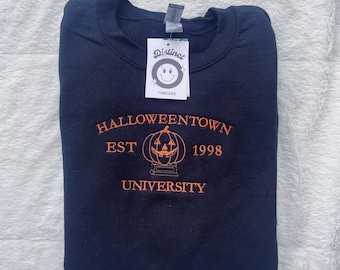 Halloweentown University Embroidered Crewneck Sweatshirt