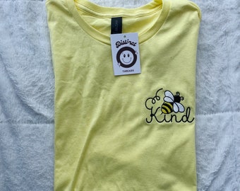 Bee Kind Embroidered T-Shirt