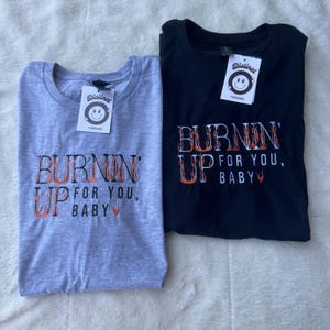 Burnin Up Embroidered T-Shirt