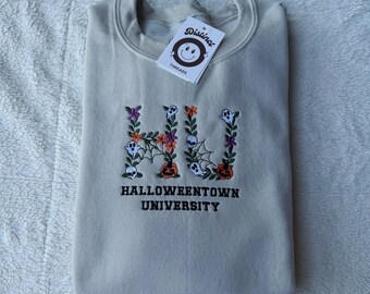 Halloweentown University Embroidered Crewneck Sweatshirt