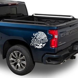 Custom decal Mexican eagle with Last Name / decal gift for dad / sticker / decal / Mexico Eagle /
