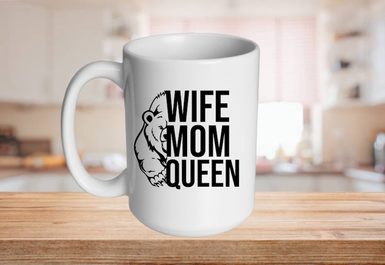 Mom Wife Boss 18 Oz Ceramic Travel Mug 