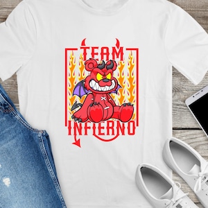 Équipe infierno / tendance / casa de los famosos / wendy / poncho / cadeau pour lui / espagnol / t-shirt / soft tee / las perdidas