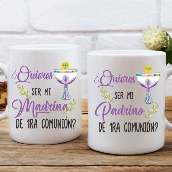 Quieres Ser Mi Madrina De Primera Comunion Svg Etsy