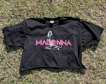 Blingy Madonna Disco Ball Crop Top