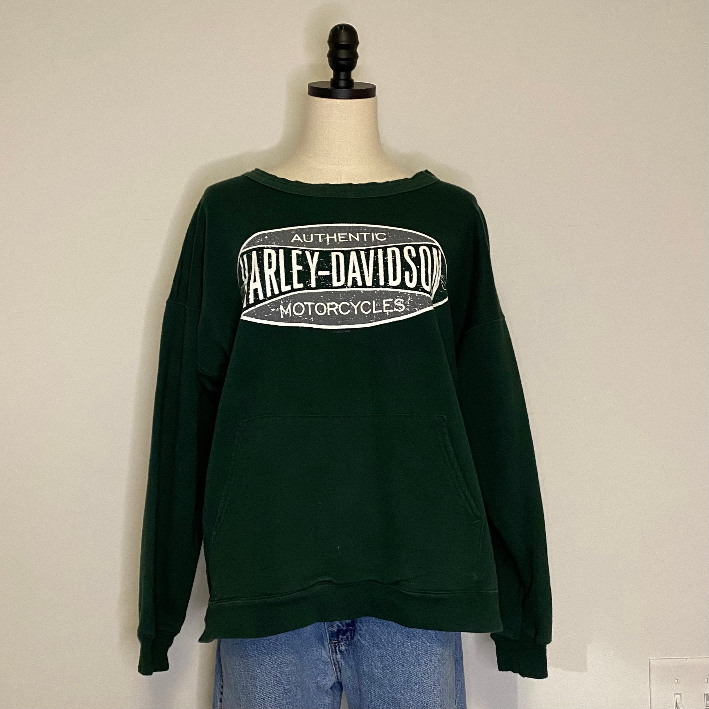 Harley Davidson Motor Cycles Crewneck / Reworked Brand New Champion