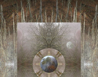 Earth Moon and Fog Panel