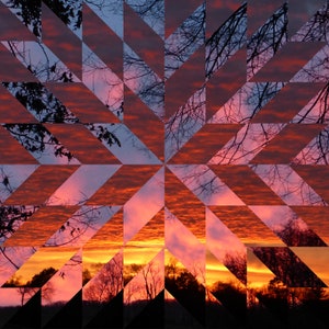 40 Inch square Sunrise-Sunset (Small)