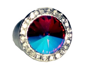 Swarovski Crystal Ring 8.5