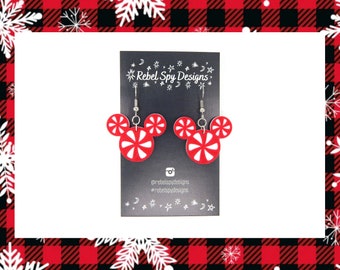 Peppermint Mouse Earrings *Multiple Colors*