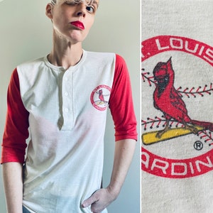 Vintage Kids St. Louis Cardinals MLB Baseball 1980s tee t shirt Size Kids  Large