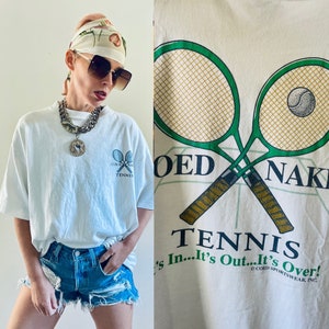 T shirt tennis vintage sales