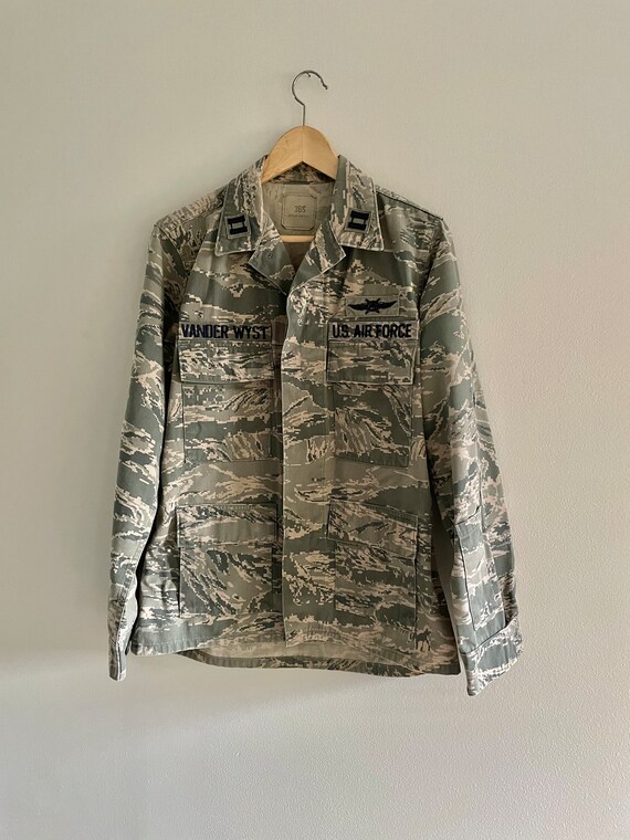 VTG Army Camo Jacket, US airforce military digita… - image 8