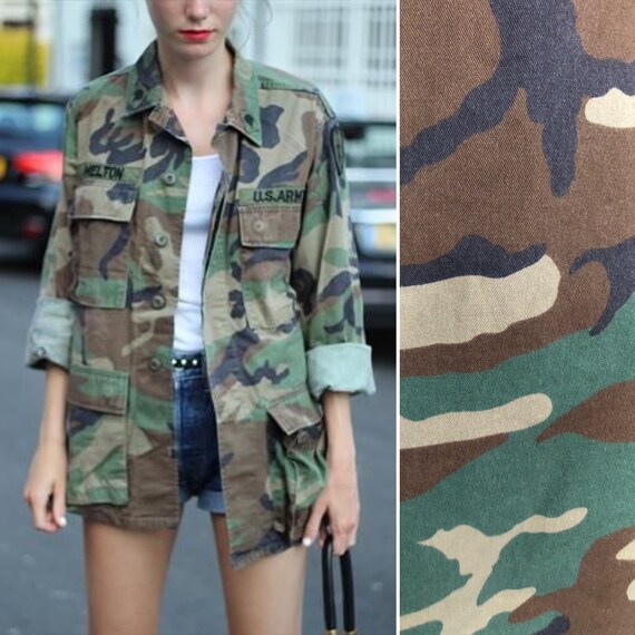 camouflage military jacket Gem