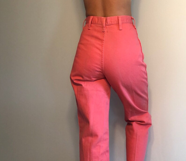 70s High Waisted Coral Wranglers 27W x 25L