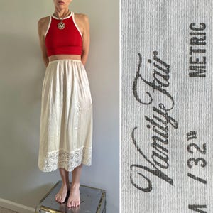Vintage 50er 60er Jahre Slip-Rock| Maxi Belegkleid Rock